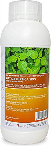 Estratto Di Ortica bioA.L.T Repellente Antiparassitario Insetticida Fungicida Acaricida Naturale Biologico contro Parassiti Afidi Acari Tripidi Tignole Insetti Dannosi per le Piante 1 litro