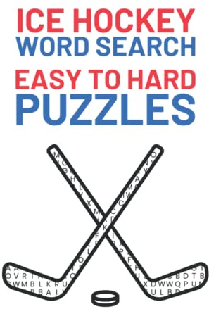 Hockey Word Search: Large Print Ice Hockey Word Find Book - Easy To Hard Puzzles For Kids, Teens, And Adults - Gift For Hockey Lovers