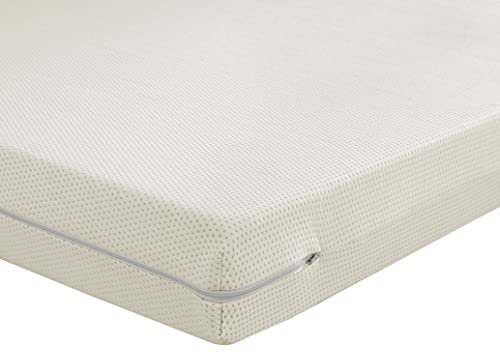 XDREAM Pure Cotton | orthopädische 7-Zonen Kaltschaummatratze mit hochwertigem Doppeltuchbezug | optimal als Reisematratze und Gästematratze | 10 cm hoch | Öko-Tex Zertifiziert | 90 x 200 cm