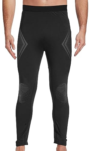 UNIQUEBELLA Mutande Termiche, Uomo Intimo Funzionale Sci Intimo Tuta Invernale Sci Intimo Termico Leggings Intimo Termico