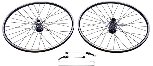 27,5 tums bakhjul balanscykel fram, cykel däck dubbla six-hål skivbromsar antal ekrar 32 avtagbar design (färgade navel)