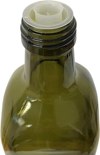 Firmadigaranzia Ltd – 6 bouteilles pour huile et liqueur 1000 ml – Marasca Quadre en verre Uvag avec distributeur anti-goutte et bouchon hermétique – Fabriqué en Italie – Usage professionnel et
