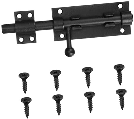 DOITOOL Cerradura De Metalica Pestillo Deslizante Cerradura De Seguridad Para Puertas Pestillo Inoxidable