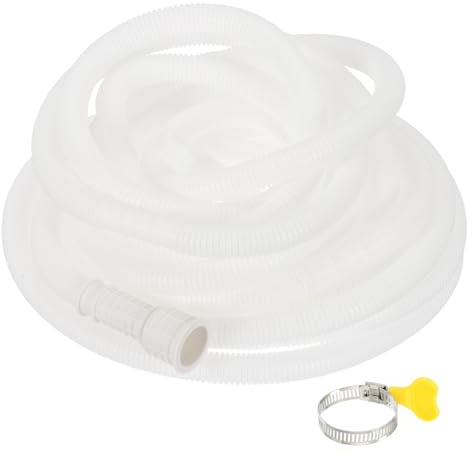 PATIKIL 10 Meters Air Conditioner Drain Kit, Universal AC Drain Hose Connector Hose with Clamp Cuttable Rubber Adapter for Mini-Split Window AC Unit Dehumidifier Faucet