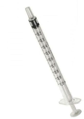 Organisk plastspruta, 120 st 1 ml sprutor utan nål, återanvändbara plastsprutor, matspruta små husdjur konstnärlig målning, applikatorlim, steril