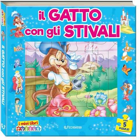 Il gatto con gli stivali. I miei libri puzzle. Ediz. a colori