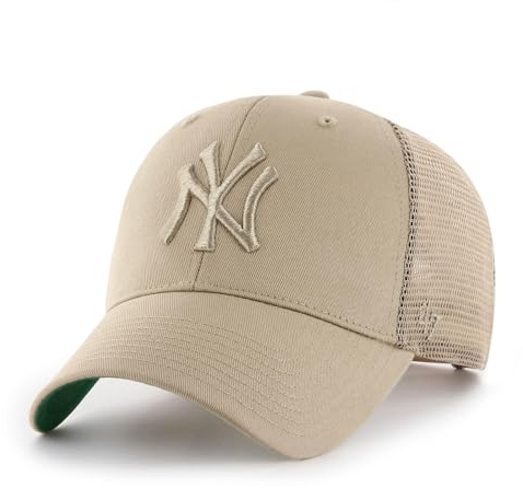47 New York Yankees MLB Tonal Most Value P. Branson Khaki Adjustable Trucker Cap