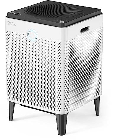 COWAY AIRMEGA 400 - Luftreiniger Allergiker bis zu 176 m² - Weiß - GreenHEPA Technologie – Entfernt 99,999% aller Partikel, Bakterien, Aerosole bis zur Nano-Größe von 0,01 µm*
