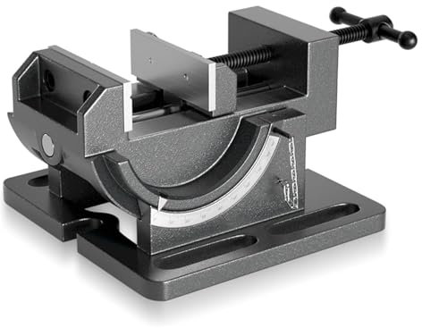 Étau d'établi 3 pouces, angle réglable de 0 à 90°, étau de table en fonte, étau de serrage industriel coulissant de type berceau, for le serrage et la fixation d'équipements, usage domestique ou indus