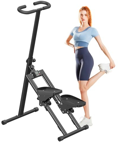 Scalatore per la casa, pieghevole, grande pedale, per allenamento completo, per allenamento a casa, con capacità di carico di 110 kg