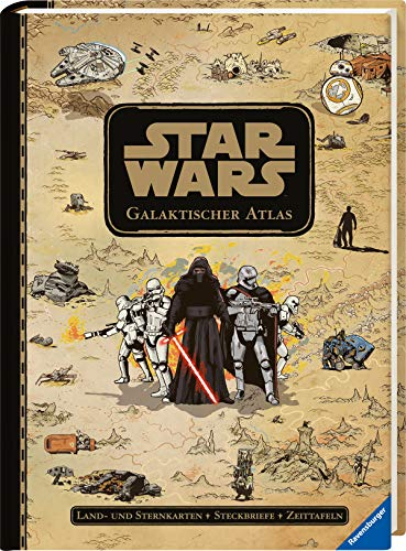 Star Wars™ Galaktischer Atlas: Land - und Sternkarten + Steckbriefe + Zeittafeln