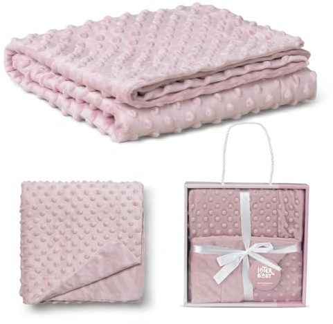 Interbaby 0881-66, Coperta Per Neonati Di Bolla In Rosa Scuro - 700 g