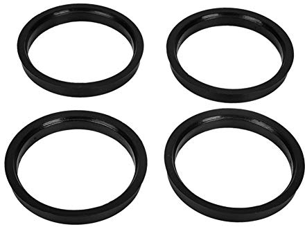 Anelli di Centraggio Auto,4 pezzi Anelli di Centraggio Anello Distanziatore Auto Incentrato sul Mozzo Ruota Anelli Centro Foro da 66,6 A 57.1mm Plastica Anello Distanziatore per Cerchi
