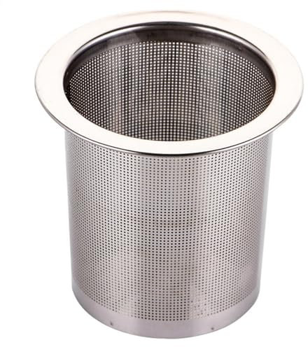 Filtro per tazza | infusore per teiera | colino da tè in acciaio inox | filtro per il tè | filtro da tè a maglia fine | kit per la preparazione del tè da cucina | filtro per teiera per scolare e
