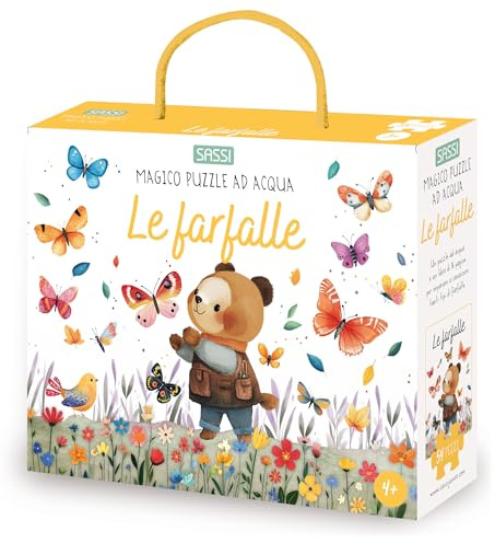 Le farfalle. Magico puzzle ad acqua. Con puzzle