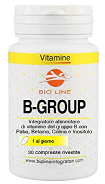B GROUP COMPLEX - Integratore alimentare di vitamine del gruppo B, 30 compresse rivestite