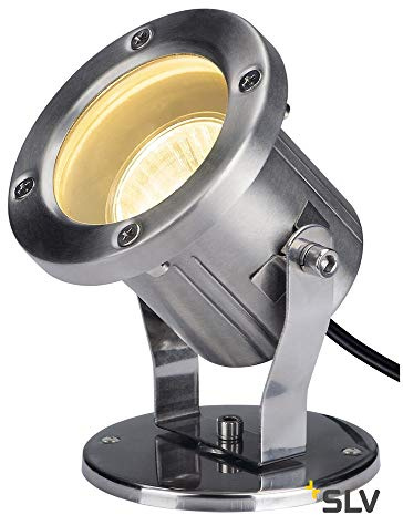 SLV NAUTILUS Lampa rostfritt stål 316 silver, 10,5 x 9,5 x 9,5 cm