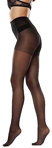 JUST BEAUTY TOUCH Classic Tights 20 Denier Sheer Semi Matt size S - 2XL Available 17 colours (M, Black)