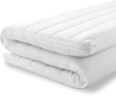 Mister Sandman Kaltschaum Topper 60x120, Ergonomische Atmungsaktive Matratzenauflage, weich, bequem, für alle Matratzenarten und Boxspringbetten, Höhe ca. 5cm