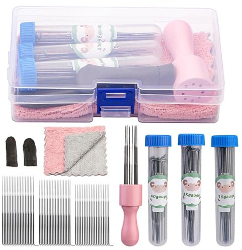 Generisch Filznadel-Set, Nadelfilz-Set,Bastel-Stanzwerkzeug aus Wollfilz | Bastelwerkzeuge für Puppen, Nadelfilzzubehör für Filzanfänger-Enthusiasten