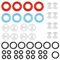 ANBOO 48PCS Tap Valve Cartridge Replacement Kit,Mixer Tap Washers for Kitchen Sink, Bathroom, Kitchen, Office