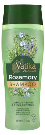 Vatika Natural Rosemary Shampoo, 425 ml, Shampoo for all hair types, Anti-dandruff shampoo, Promotes Hair Growth, Nourishes & Conditions Hair, Rosemary oil