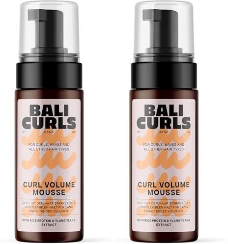 Bali Curls Mousse Légère Volume pour Boucles et Cheveux Volumineux Tenue Extra et Résultats Durables (Lot de 2)