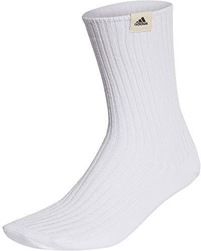 adidas Unisex - Adulto Best Label Socks 1 Pair, White/Black, 40-42