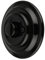 Unterputz Porzellan Retro LED Drehdimmer, Druckschalter, All-in-One, Serie PR1 schwarz