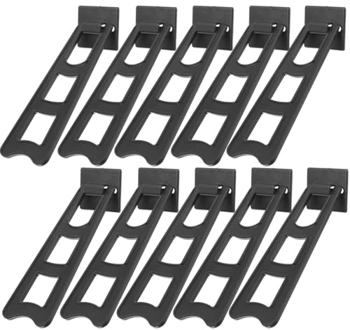 jojofuny 10Pcs Plastic Easel Backs for Photo Frames, Replacement Tabletop Picture Frame Stand Supports, Bulk Photo Brackets for Home Office Studio