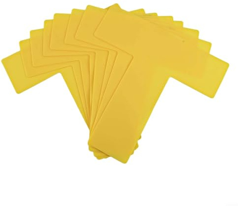 Yuanpgky Marcadores de tiro de campo deportivo para cancha de pickleball, juego de marcadores de línea en forma de T y L de silicona reutilizable (8 T + 4 L) con bolsa de almacenamiento, rojo