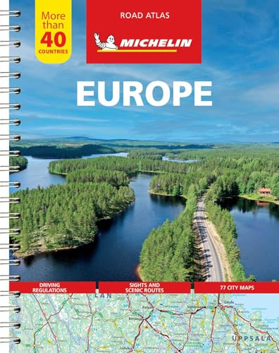 Europe - Tourist and Motoring Atlas (A4-Spiral): Tourist & Motoring Atlas A4 spiral (Atlas (Michelin)), cover may vary