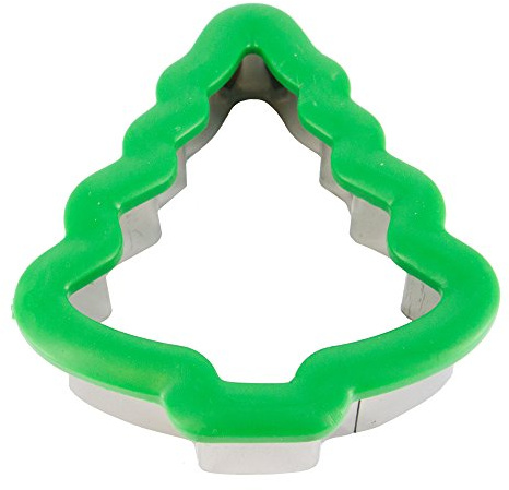 Wilton Christmas Tree Comfort Grip Stainless Steel Cookie Cutter
