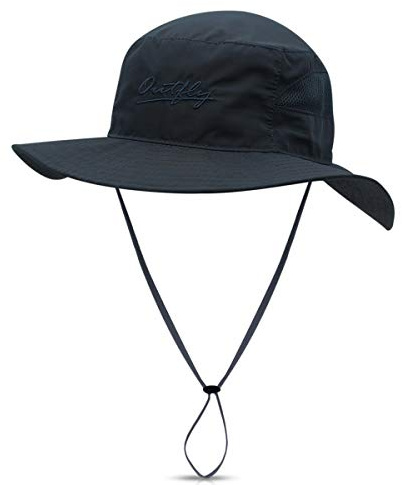 DORRISO Cappello da Sole Uomini Donne All'aperto Protezione Solare 50UV Cappello Largo del Bordo Cappello di Impermeabile a Rapida Viaggio Comodo Moda Essicazione Pesca Blu