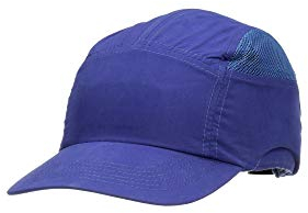3M First Base + Gorra de protección, azul real, con visera estándar 70 mm, 2014286