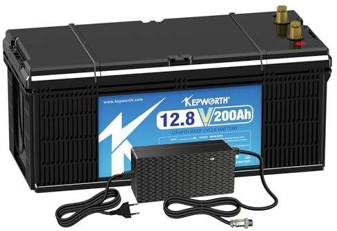 Lifepo4 Batterie 12v 200AH Lithium avec des cellules de qualité A et 200A BMS pour moteur de pêche à la traîne, camping, système solaire, applications domestiques, série et parallèle.