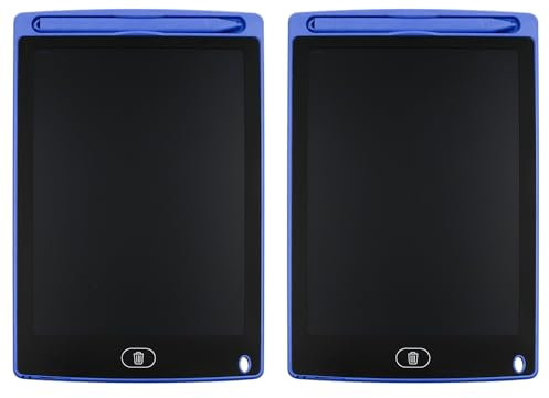 Tiardey 2 Stück LCD-Schreibtafel, Zeichenbrett, Bildschirm, 8,5 Zoll, umweltfreundlicher Schreibblock, pädagogisches Geschenk für Jungen und Mädchen