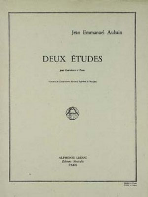 2 ETUDES CONTREBASSE (A CORDES) ET PIANO