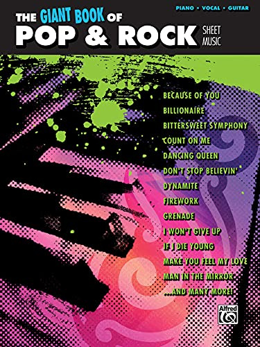 The Giant Pop & Rock Piano Sheet Music Collection: Piano/Vocal/Guitar