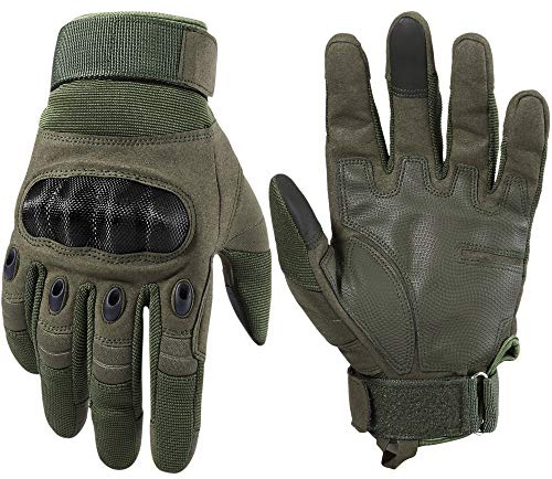 WTACTFUL Tactical Gloves Men Women, Touchscreen Reinforced Palm