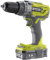 Ryobi ONE+ 18V 1.5Ah Cordless Brushed Forward & Reverse Percussion Drill 1 Battery R18PD3-115GK
