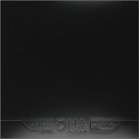STIGA Table Tennis Rubber DNA Platinum H, 2.3 with Superior Grip and Optimal Spin, Black
