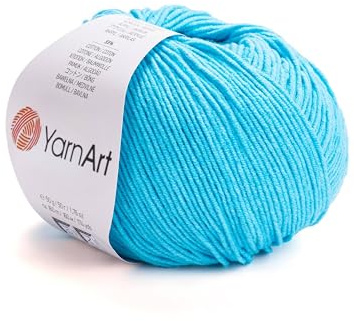 Yarnart, Jeans, Hilo de algodón para tejer amigurumi, Color 33