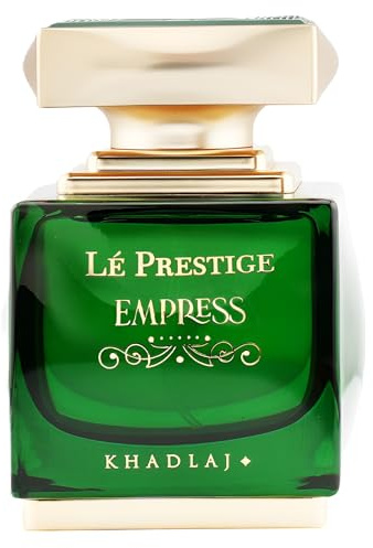 LÉ PRESTIGE EMPRESS 100ml Eau de Parfum Spray by Khadlaj Perfumes – Regal and Sophisticated Fragrance with Bergamot, Rose, Patchouli, and Cedarwood for Women