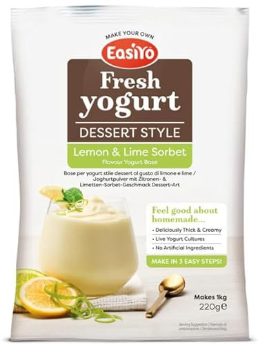 Easiyo Sachet Lemon & Lime Sorbet flavour