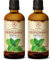 Olio Essenziale di Menta Piperita 2x100ml - Mentha Piperita - Olio di Menta per un Buon Sonno - Riduzione Dello Stress - Profumo Ambiente - Diffusore Aromatico - Lampada Fragranza