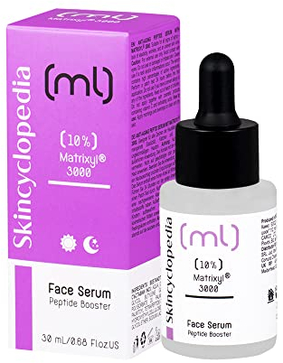 Skincyclopedia Peptide Serum mit 10% Matrixyl 3000, Anti Aging Gesichtsserum gegen Falten, Hochwirksame Gesichtspflege, Skincare with Peptides, Mindert Falten, 30ml