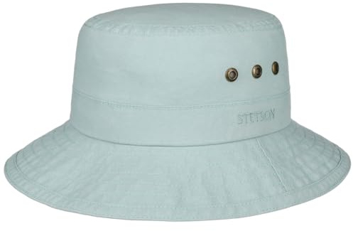 Stetson Reston Freizeithut Schlapphut UV-Schutz 40+ Packable Damen und Herren Frühling Sommer Mint XL (60-61 cm)