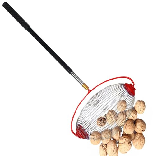 Recuperatore Di Noci Grande Collettore Di Noci Regolabile Collettore Rapido Di Noci Raccoglitore Di Dadi Rotolamento Rullo Raccoglitore Di Dadi In Acciaio Inox Raccolta Di Nave Multifunzionale
