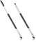 2 Stück Augenbrauenpinsel Doppelseitige, Eyebrow Brush, Augenbrauen Pinsel und Spoolie-Pinsel für Eyeliner-Zeichnung, Wimpernformung, Professionelle Make-up-Werkzeuge